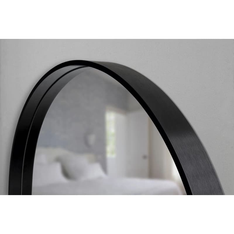 OLSEN SPA - Zrkadlo bez osvetlenia REISA BLACK - Priemer - 80 cm OLNZREI80B 3