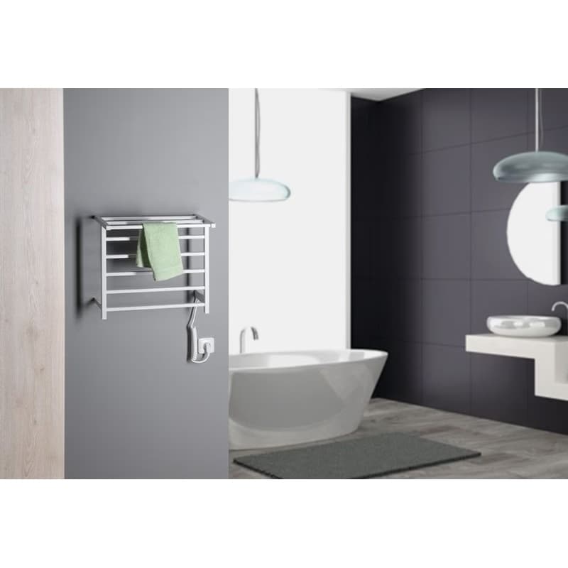 SAPHO - ELZOR elektrický sušiak uterákov 500x470 60 W, biela mat EB500 3