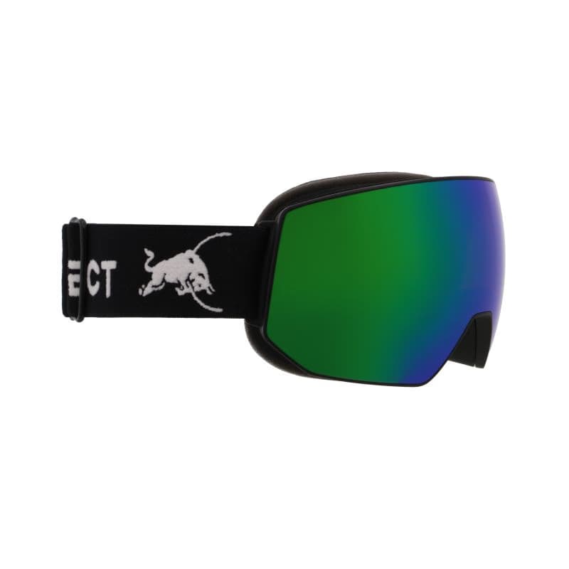 Lyžiarske okuliare RED BULL SPECT FINK-05GR3, black brown with green mirror 2