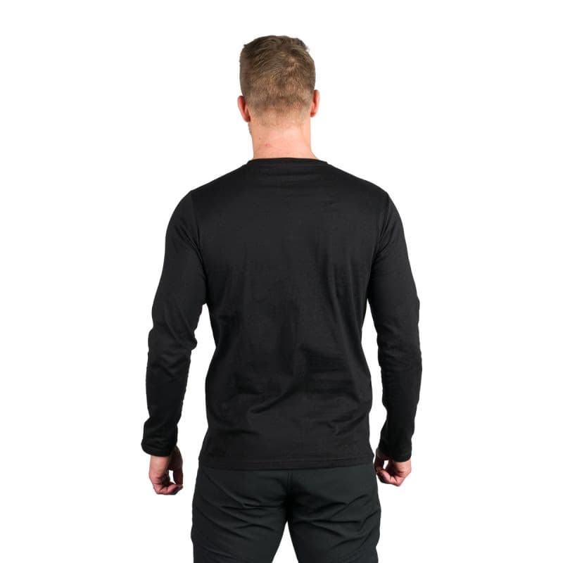 Pánske turistické tričko s dlhým rukávom NORTHFINDER BODI-269black 4