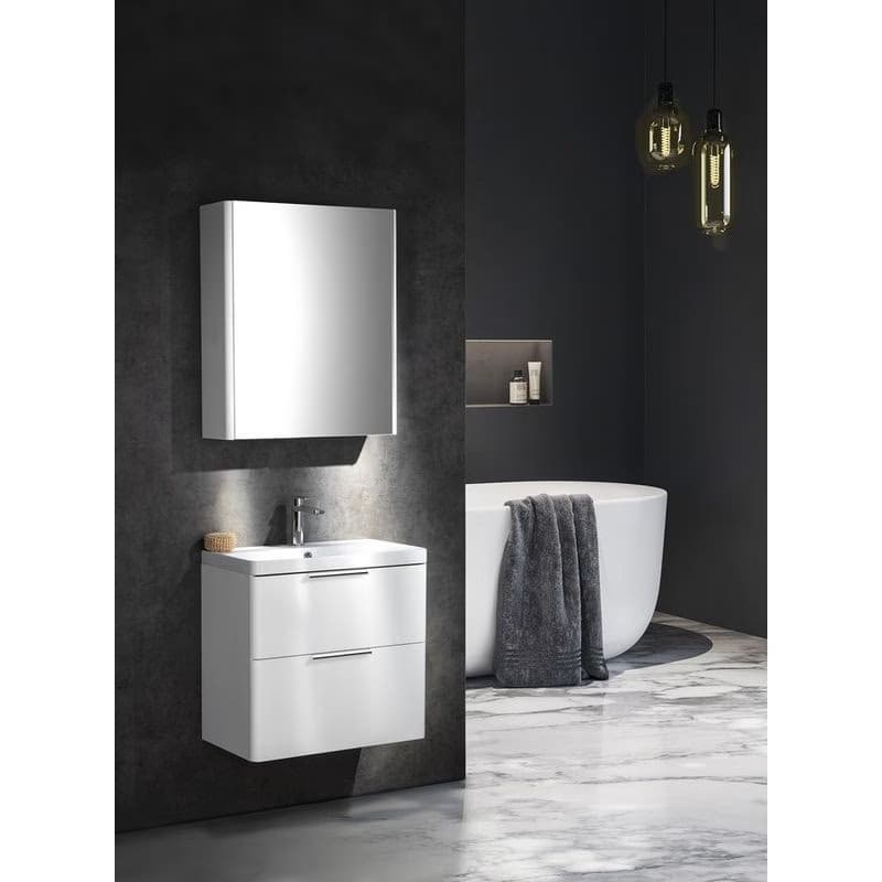 AQUALINE - DENEB umývadlová skrinka 80,5x55x39,4cm, biela mat DN284 6
