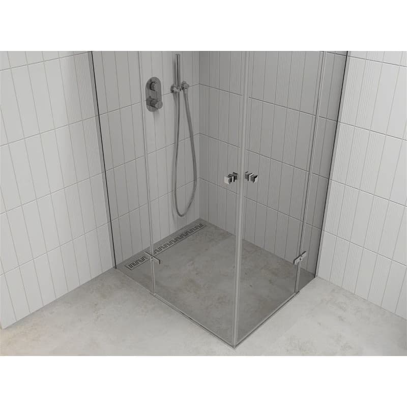 MEXEN/S - ROMA sprchovací kút 110x080, transparent, chróm 854-110-080-02-00 4