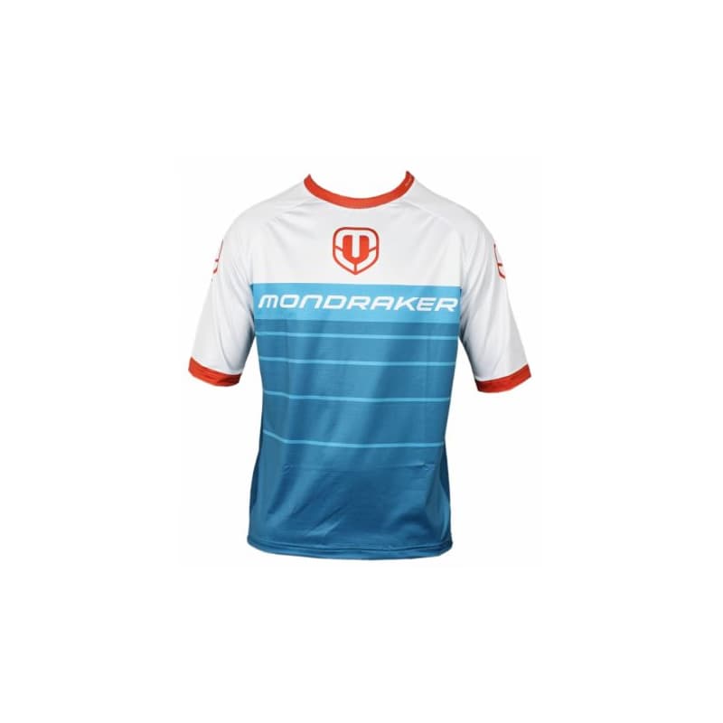 Cyklistický dres s krátkym rukávom MONDRAKER Enduro Trail Jersey short, petrol white red