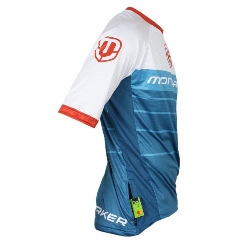 Cyklistický dres s krátkym rukávom MONDRAKER Enduro Trail Jersey short, petrol white red 2