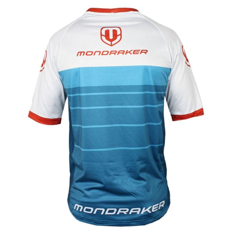 Cyklistický dres s krátkym rukávom MONDRAKER Enduro Trail Jersey short, petrol white red 3