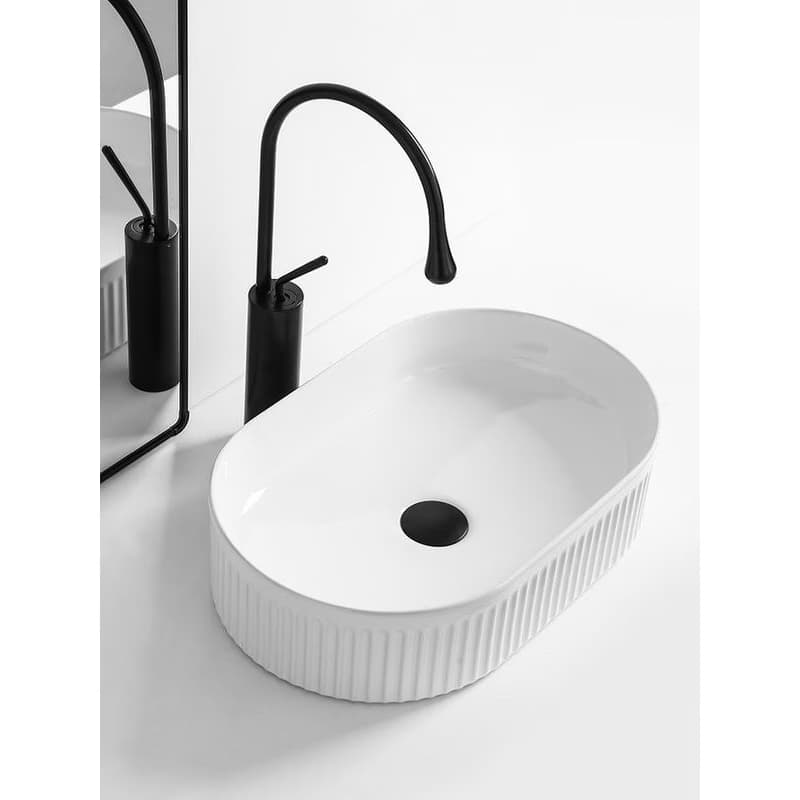 SAPHO - PICOBELLO keramické umývadlo na dosku 49x31cm, biela AR486 3