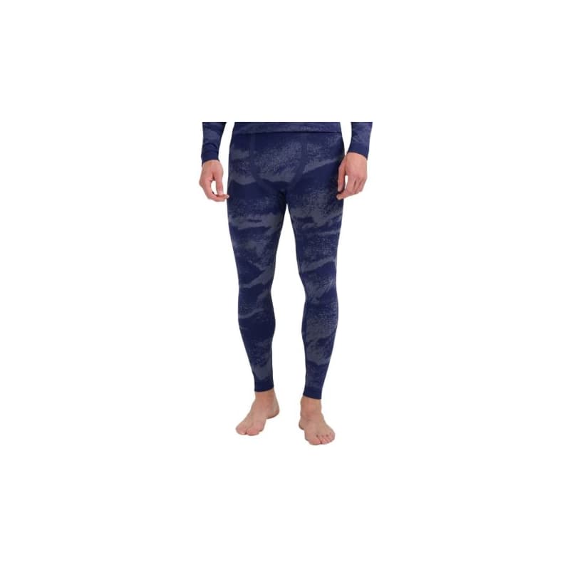 Pánske termo nohavice 4F SEAMLESS UNDERWEAR M228-WAW25USEAM228-32A DENIM ALLOVER 1
