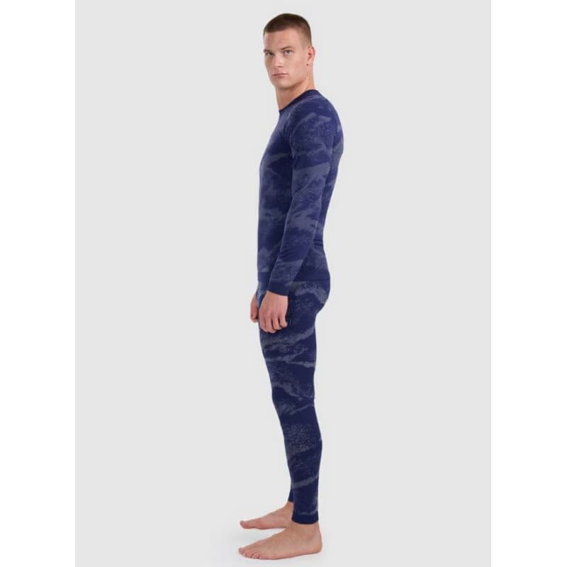 Pánske termo nohavice 4F SEAMLESS UNDERWEAR M228-WAW25USEAM228-32A DENIM ALLOVER 3