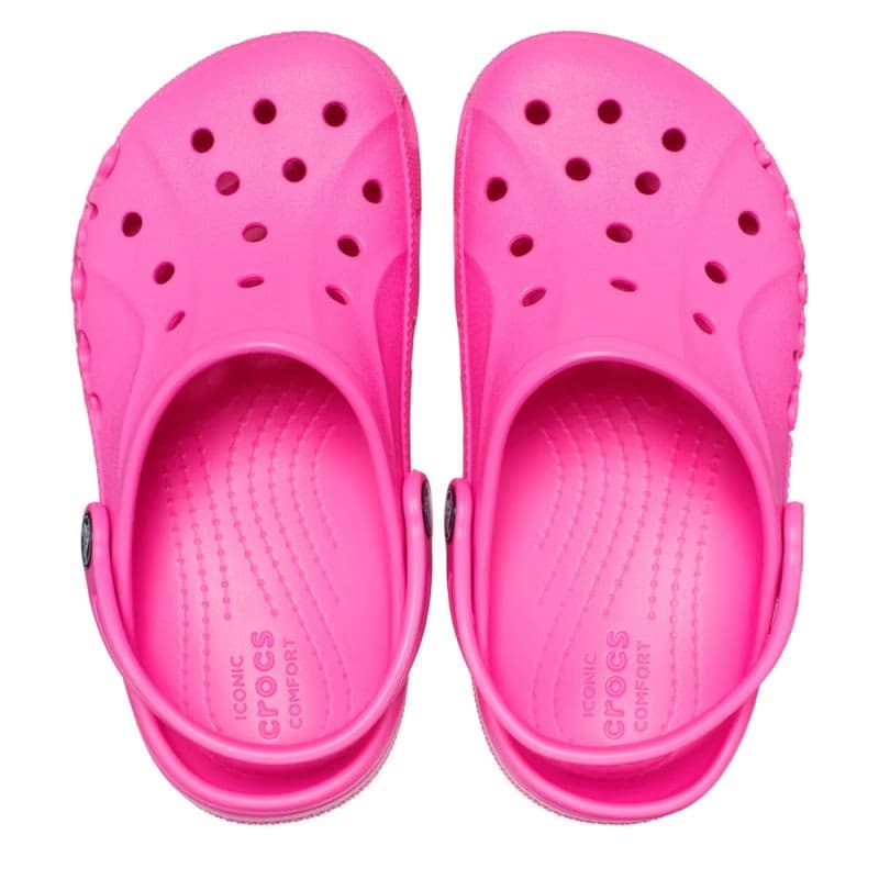 Dievčenské kroksy (rekreačná obuv) CROCS Baya Clog K electric pink 2