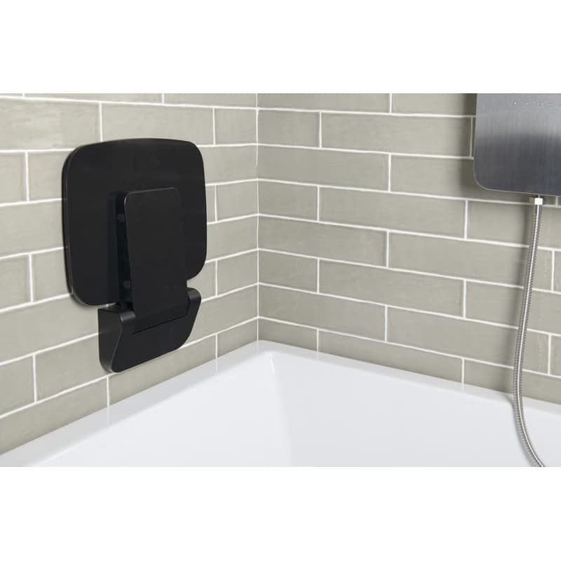 POLYSAN - SAAP BLACK sklopné sprchové sedátko 35x32,8cm, čierna CW1220B 3