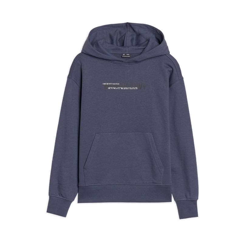 Chlapčenská mikina s kapucňou 4F JUNIOR SWEATSHIRT-JWSS25TSWSM1511-22S-GREY 6