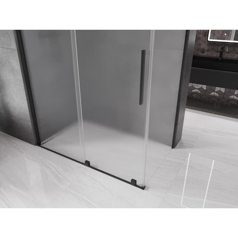 MEXEN/S - Velár sprchovací kút, posuvné dvere 150 x 90, dekor, čierna 871-150-090-31-70 3