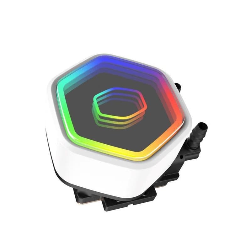 Cooler Master vodný chladič MasterLiquid 360 Core II, 3x120mm, LGA1851, AM5, biela 3