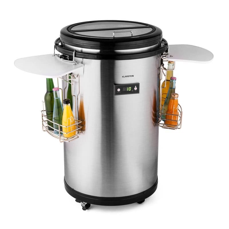 Klarstein Mr. Barbot, barová chladnička, 50 l, energet. trieda F, nehrdzavejúca oceľ
