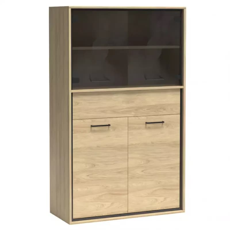 Vitrína M5 Mediolan Natural Hikora 1