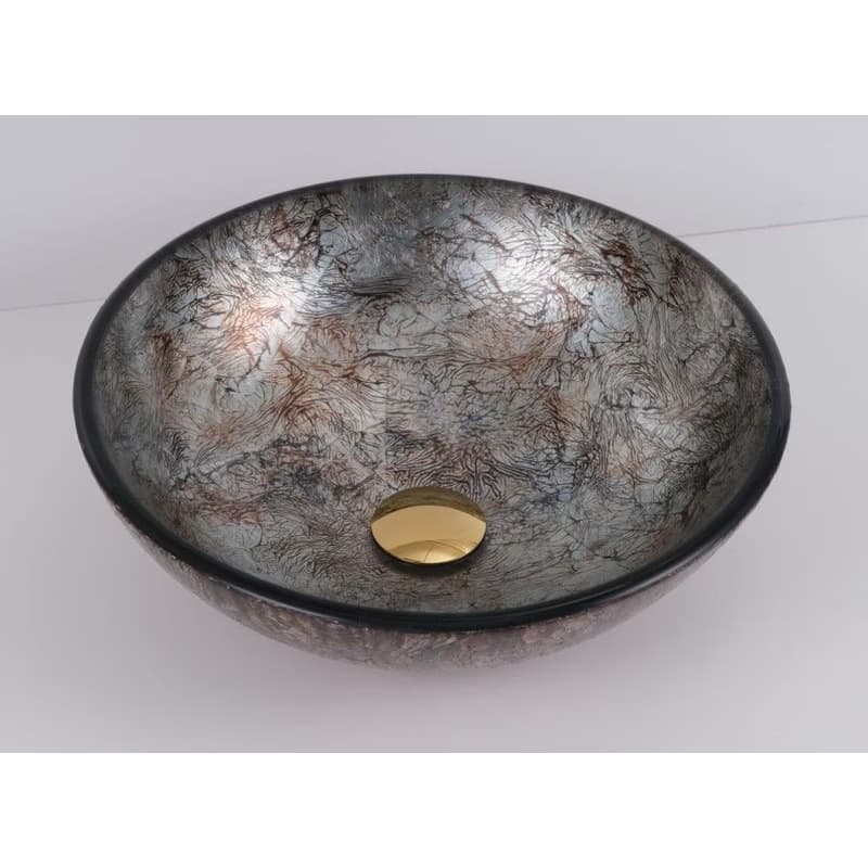 OLSEN SPA - Sklenené umývadlo na dosku UTRECHT 42×13 cm OLKLTG319 5