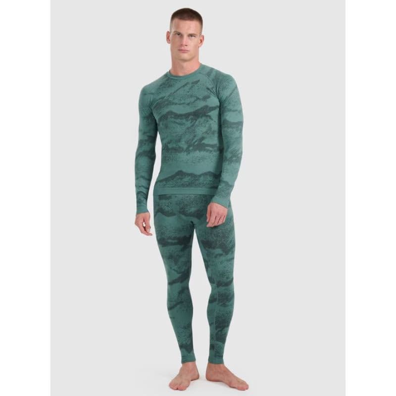 Pánske termo nohavice 4F SEAMLESS UNDERWEAR M228-WAW25USEAM228-44A-OLIVE ALLOVER 2