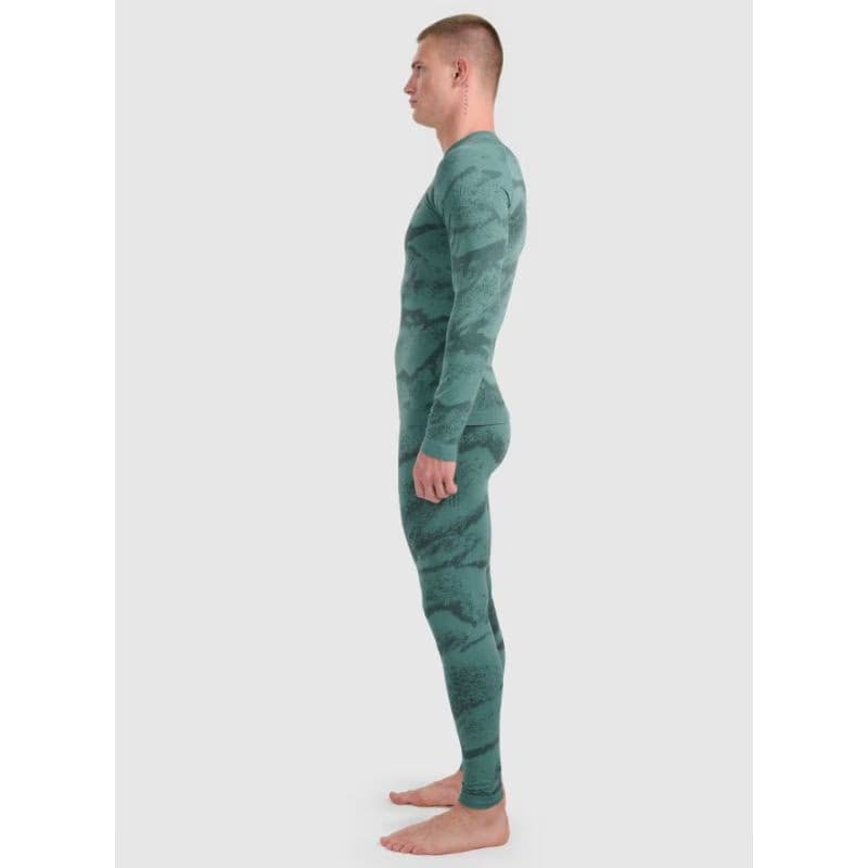 Pánske termo nohavice 4F SEAMLESS UNDERWEAR M228-WAW25USEAM228-44A-OLIVE ALLOVER 4