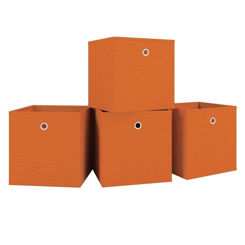 VCM sada 10 skladacích boxov "Boxas" - bez veka Červená 1