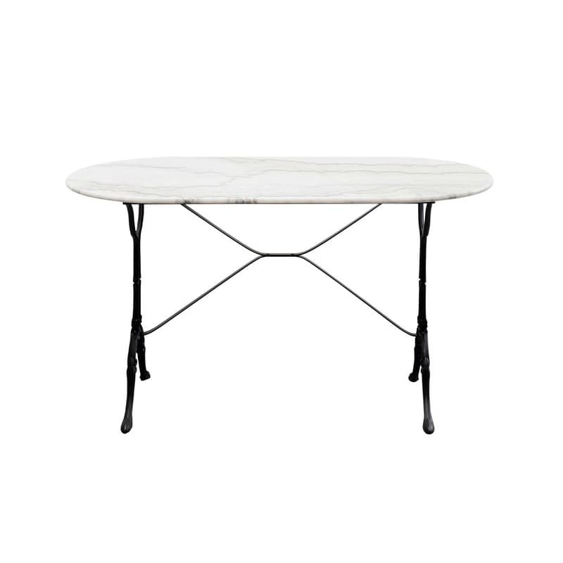 Kaffeehaus Bistro stolík biely 120x60 cm 1