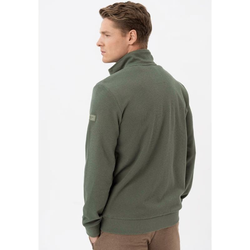 Pánska mikina so zipsom VOLCANO B-GULF-KHAKI 2