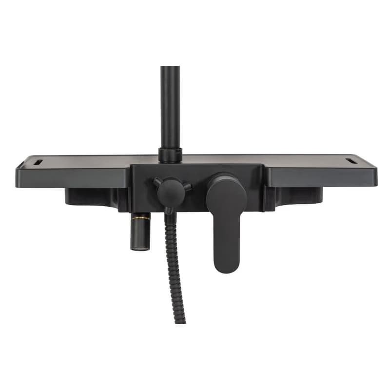 REA REA - Sprchový set s batériou 150mm Bravo čierna REA-P0636 6