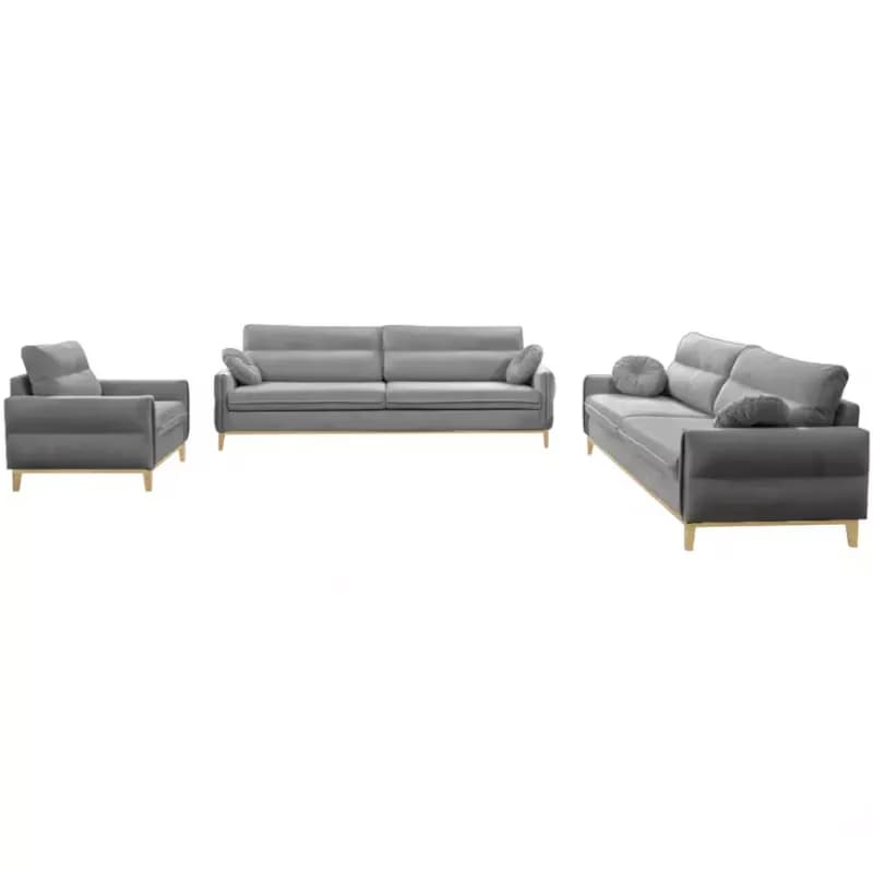 Sedacia súprava Bellano 3/2/1 Grey-Kronos 22 SZ DR.natura 1