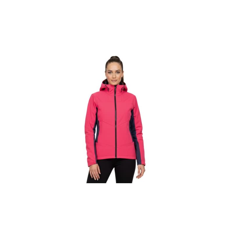 Dámska turistická softshellová bunda NORTHFINDER CHANDRA-276blackpink 1