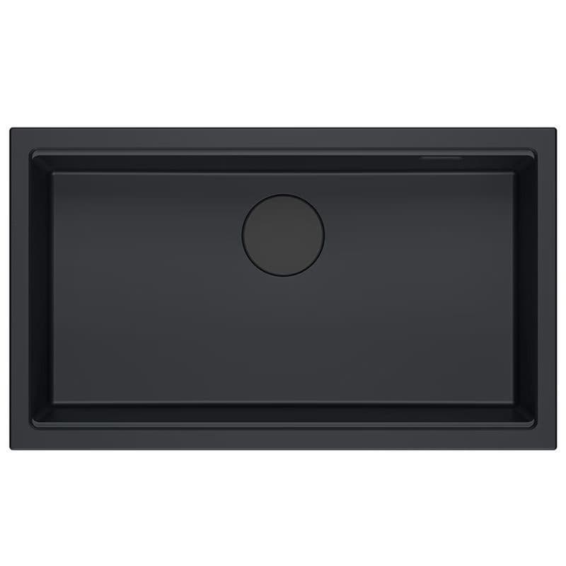 Quadron Quadron - Granitový drez Logan 110 Black Zlaty HQD7644U7_PVDG1_U 5