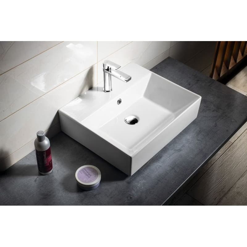 ISVEA - SISTEMA Keramické umývadlo 50x42cm, biela 10SF50051 4