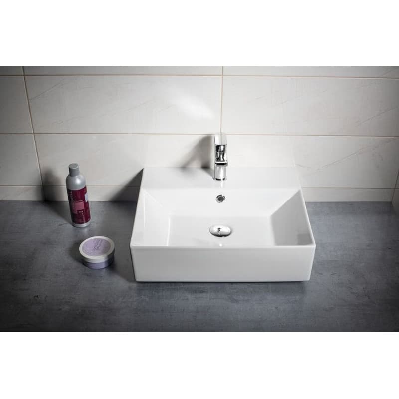 ISVEA - SISTEMA Keramické umývadlo 50x42cm, biela 10SF50051 5