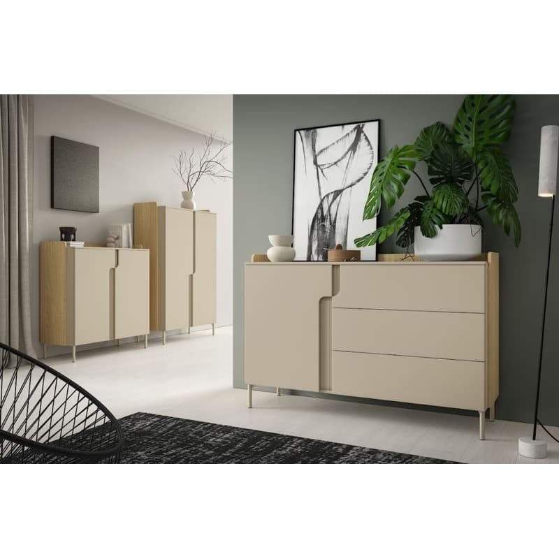 Meblar Komoda POSITANO P04 | dub Mavelie / macadamia 2