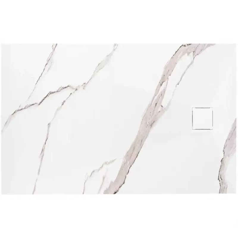 Vanička obdĺžniková Magnum Carrara White 80x100x2,5 Rea K7004 1
