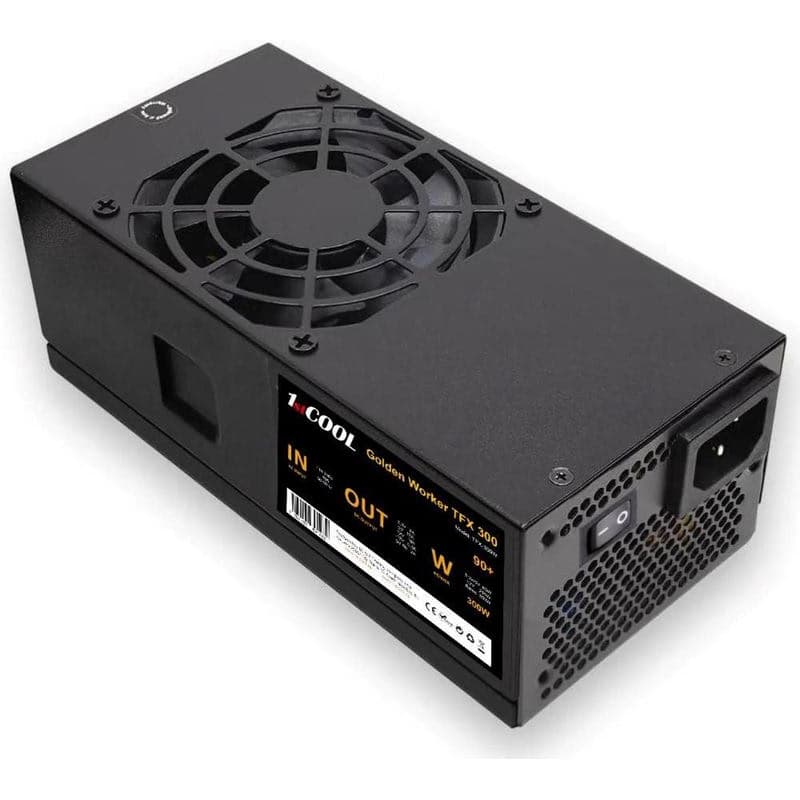 1stCOOL Zdroj Golden Worker TFX 300 88+, 300W, TFX, čierna 1