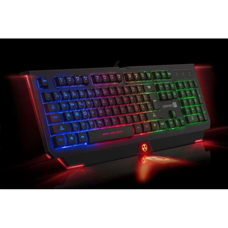 CONNECT IT BATTLE RNBW klávesnica pre hráčov, CZ/US 4