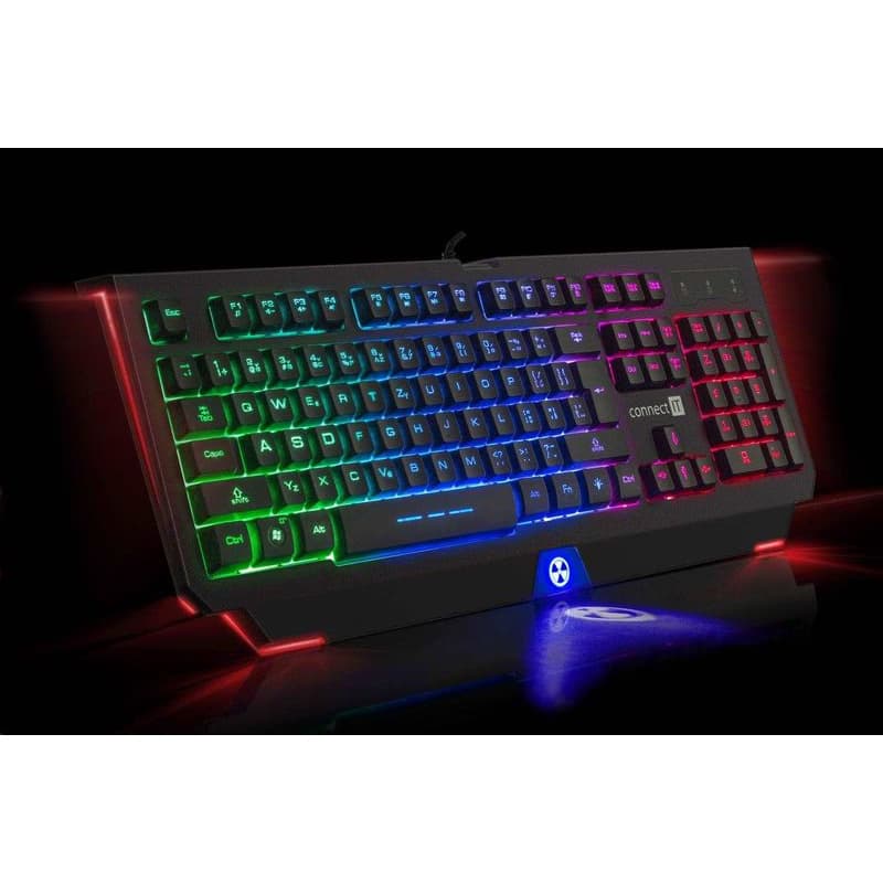 CONNECT IT BATTLE RNBW klávesnica pre hráčov, CZ/US 5