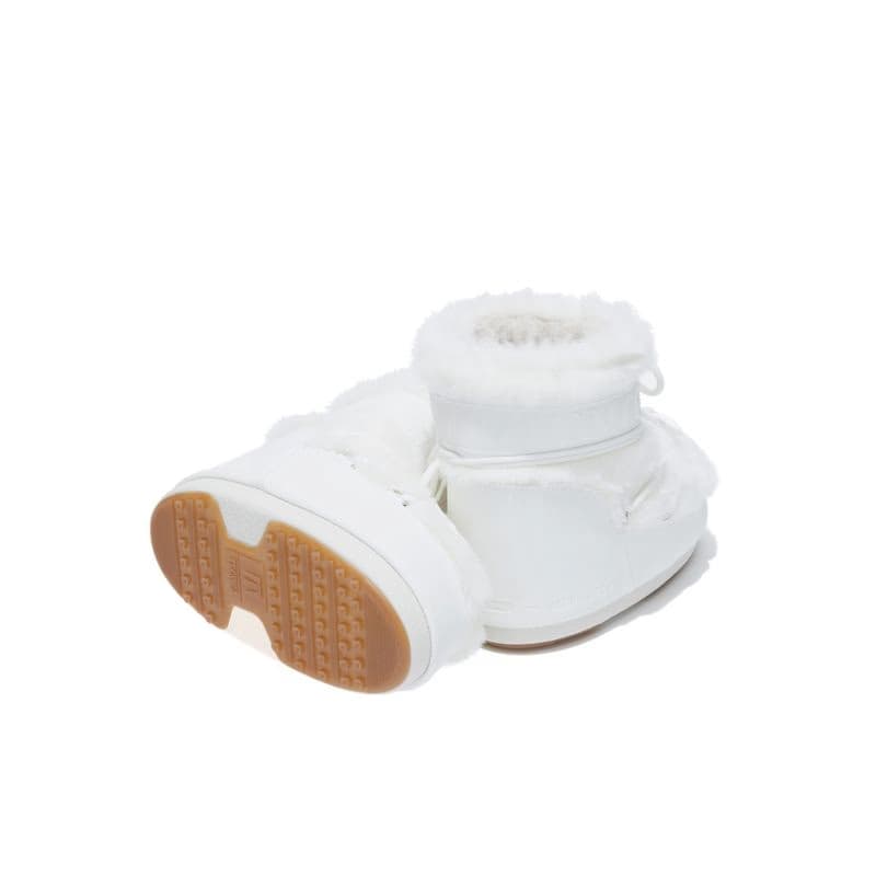 Dámske členkové zimné topánky MOON BOOT MB ICON LOW FAUX FUR, A002 OPTICAL WHITE 4