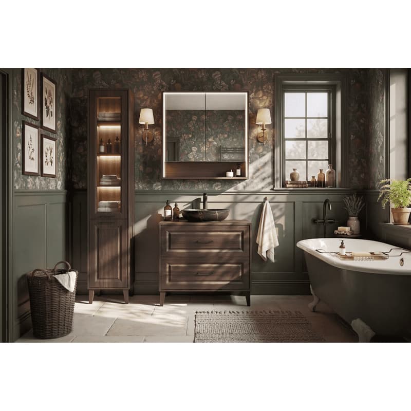 ArtCom Zrkadlová LED skrinka DOROTHY RISTRETTO 84-60-2D | 60 cm 5