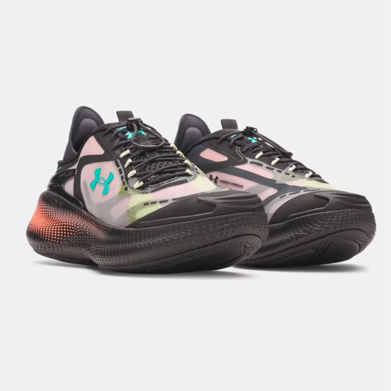Pánska rekreačná obuv UNDER ARMOUR UA Echo M electric tangerine black green mode 4