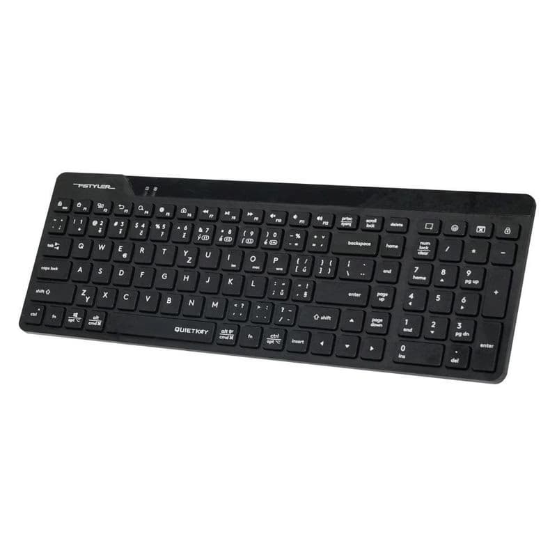 A4tech FStyler FBK23 AS, bezdrôtová Dual mode Bluetooth+2, 4G klávesnica, CZ, čierna 3