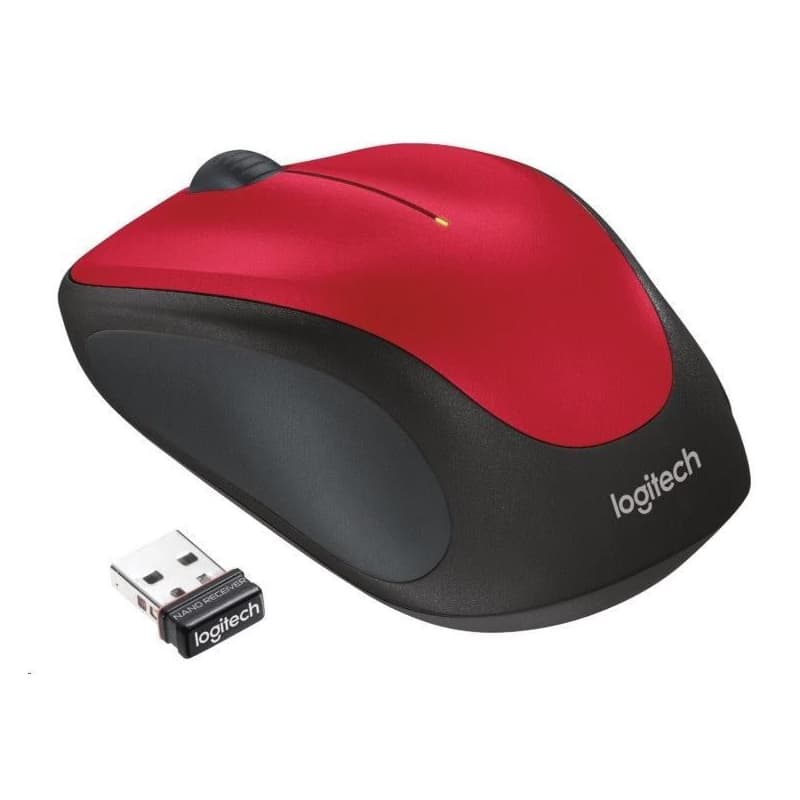 Logitech Wireless Mouse M235, red 1