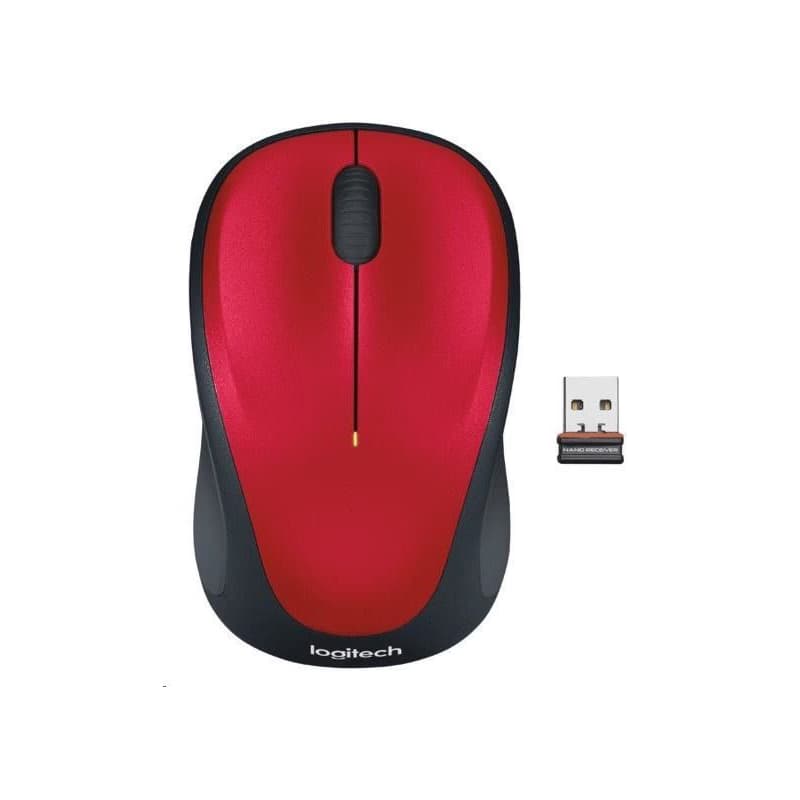 Logitech Wireless Mouse M235, red 3