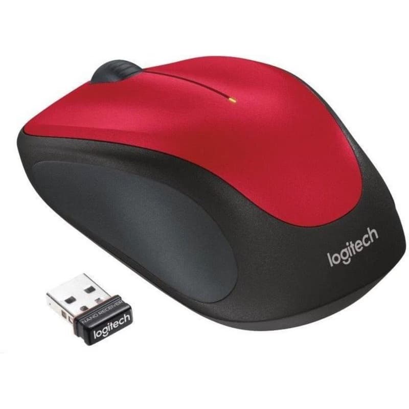 Logitech Wireless Mouse M235, red 4