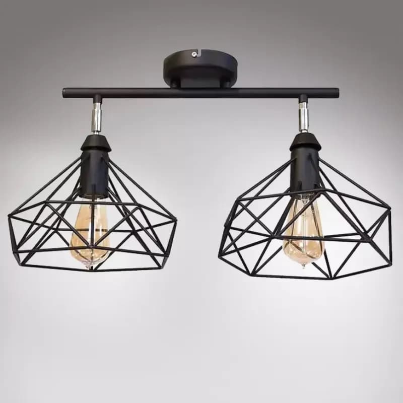 Lampa Szach 2711/Z-B-2 čierna Lw2 1