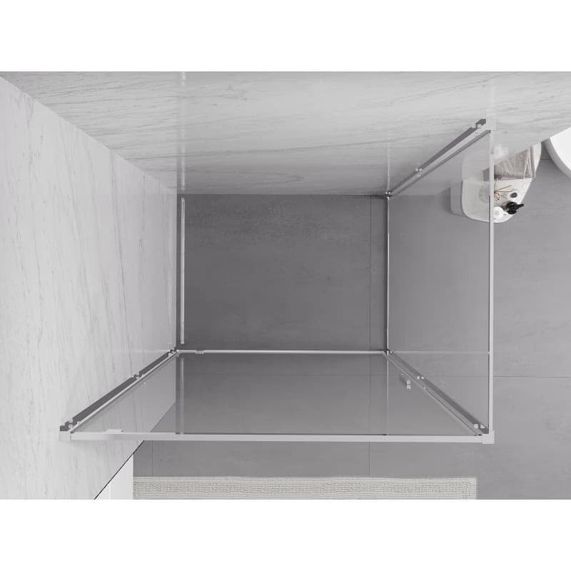 MEXEN/S - Exo sprchovací kút dvere krídlové 80 x 90, transparent, chróm 8181-080-090-01-00 5