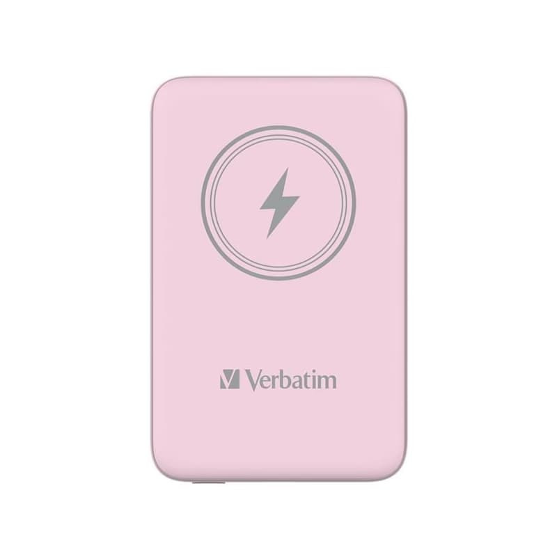 VERBATIM Powerbanka Charge 'n' Go, Magnetická, 10000 mAh, USB-C, Ružová 1