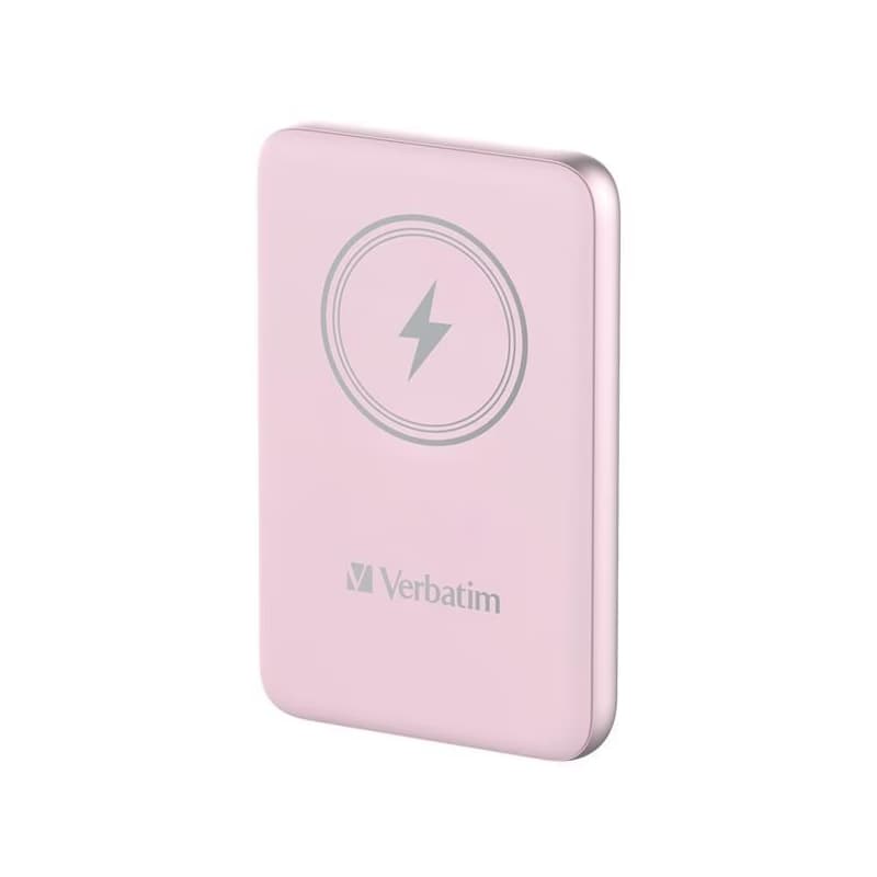 VERBATIM Powerbanka Charge 'n' Go, Magnetická, 10000 mAh, USB-C, Ružová 2