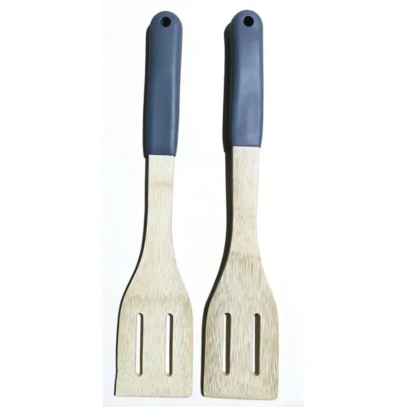 Obracačka s otvormi bambus sivá rukoväť 32*6cm ut03932bs20