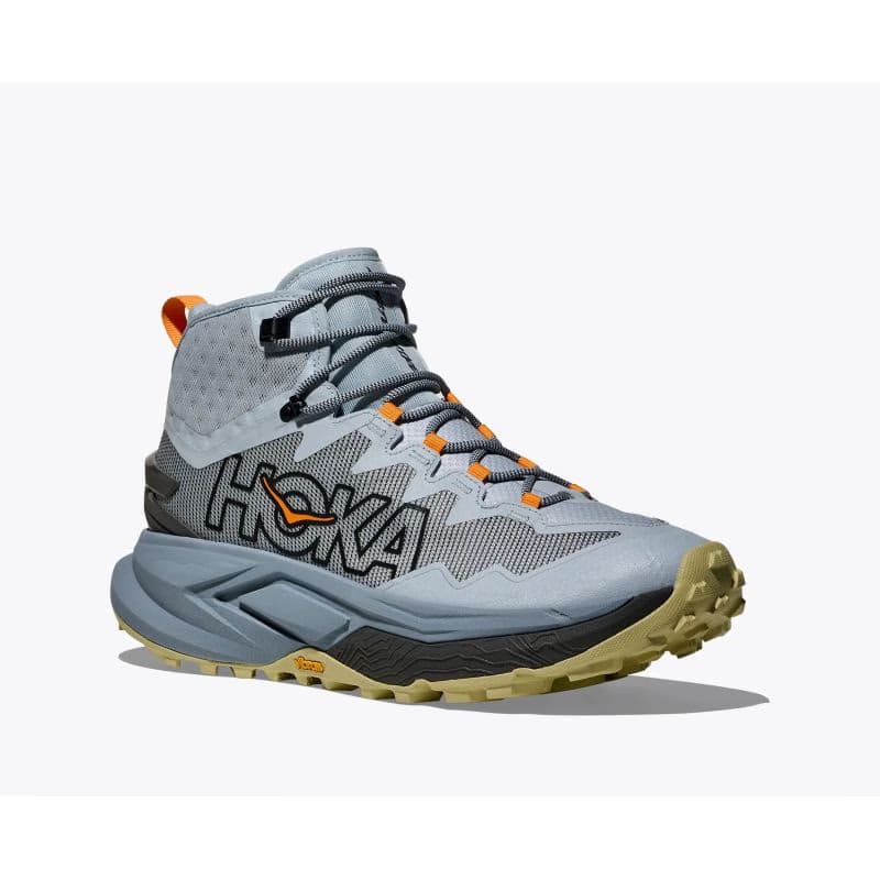 Pánska členková turistická obuv HOKA Mafate Hike M mineral blue tumeric 3