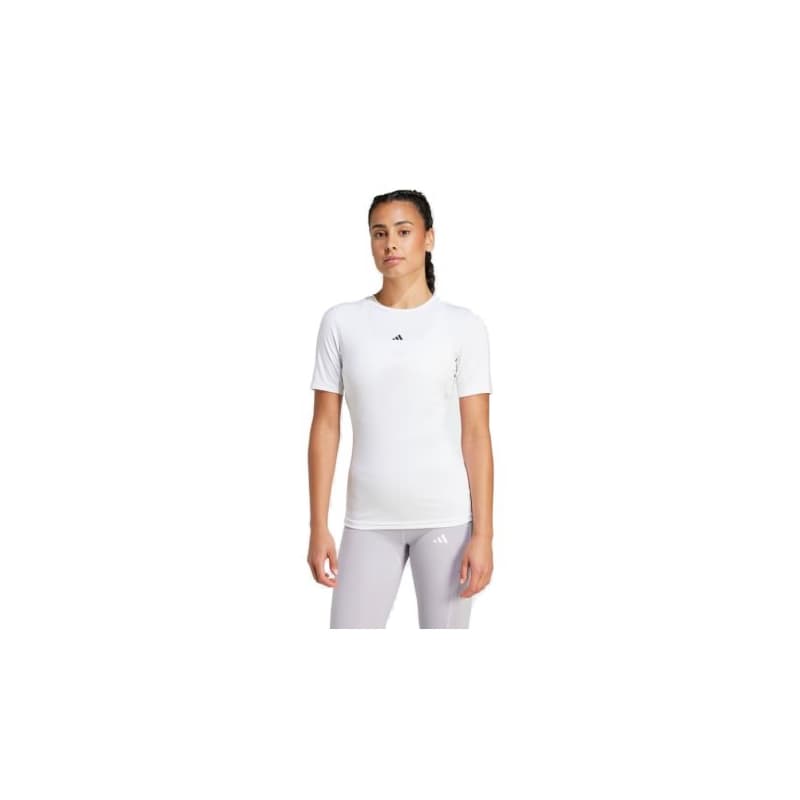 Dámske tréningové tričko s krátkym rukávom ADIDAS TF TRAIN T WHITE